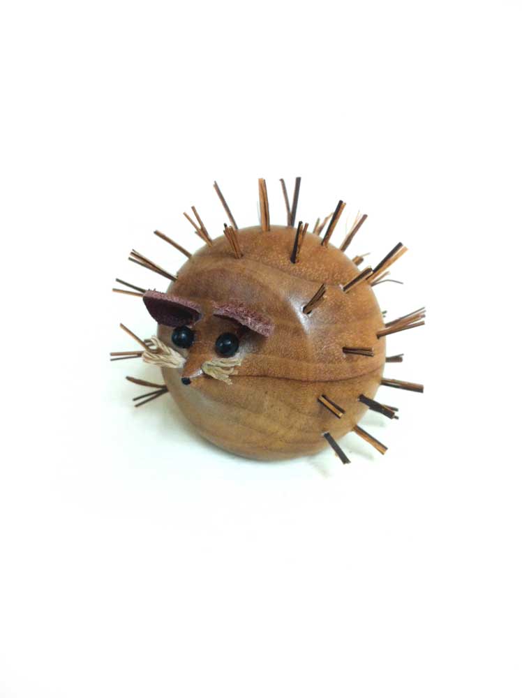 Hedgehog-bristled
