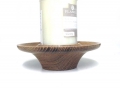 Oak-and-candle-platter