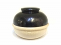 African-Blackwood-and-Sycamore-small-round-pot